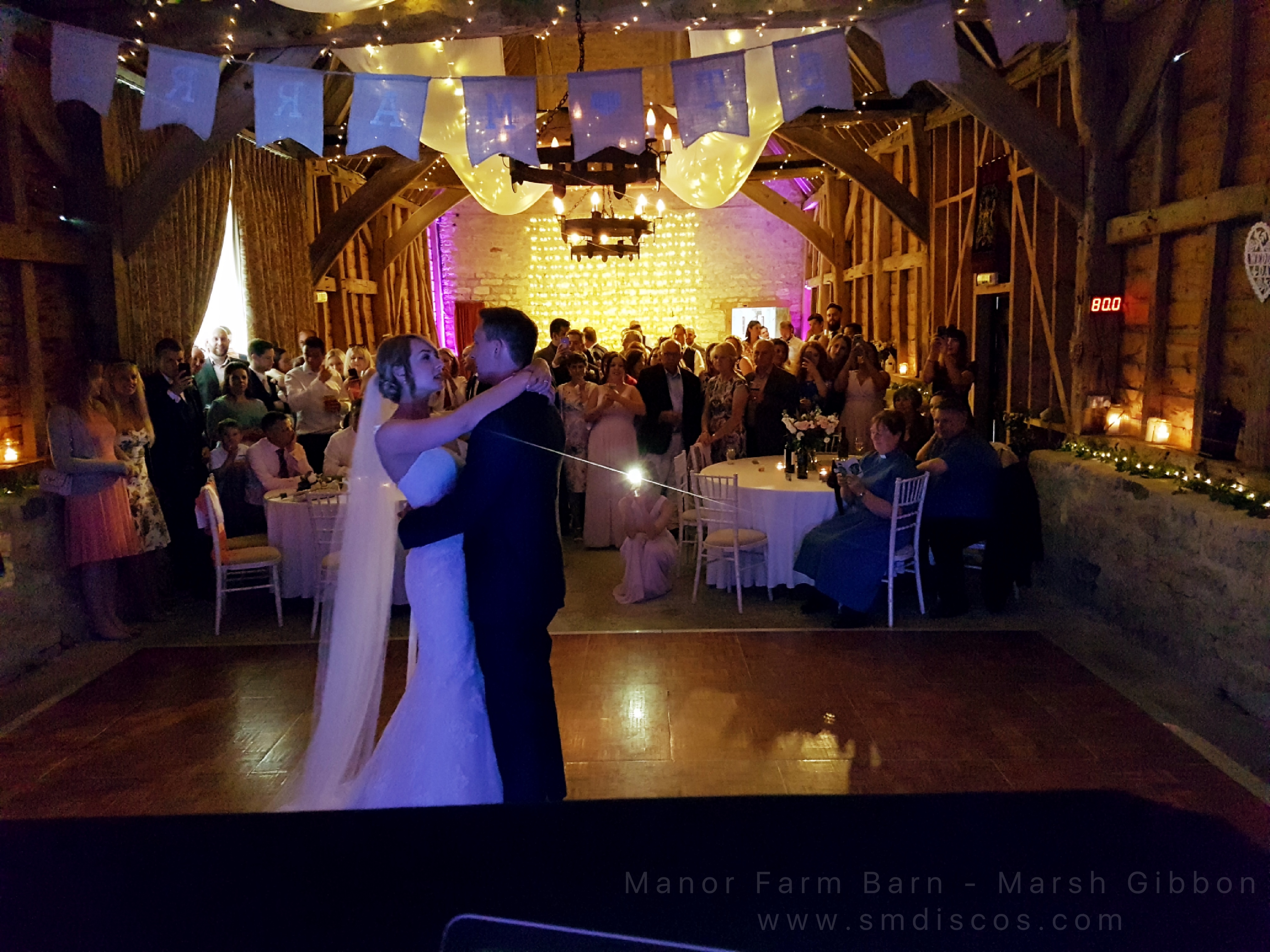 First Dance at Manor Farm Barn Marsh Gibbon