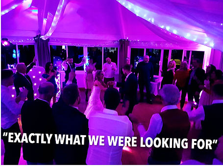 Wedding disco at Sanford Springs