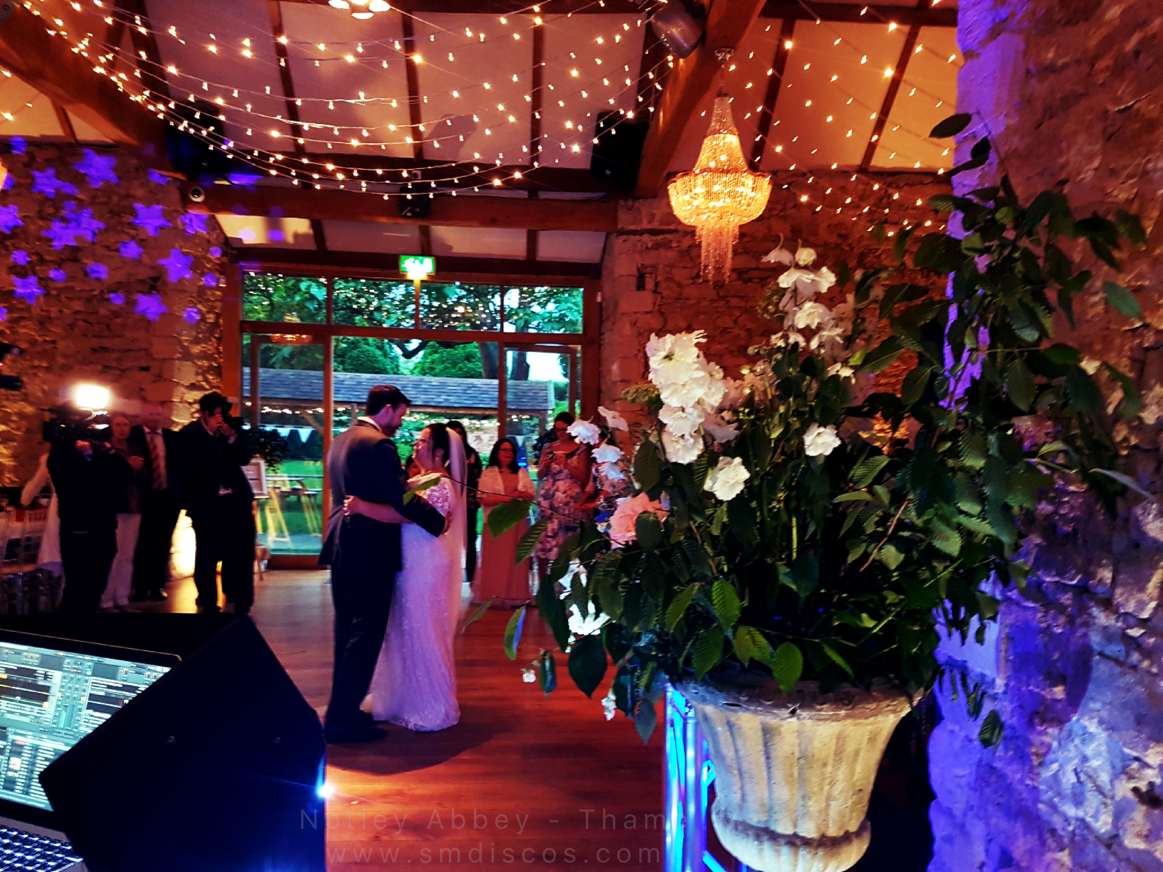 Steven & Claires first dance at Notley Abbey