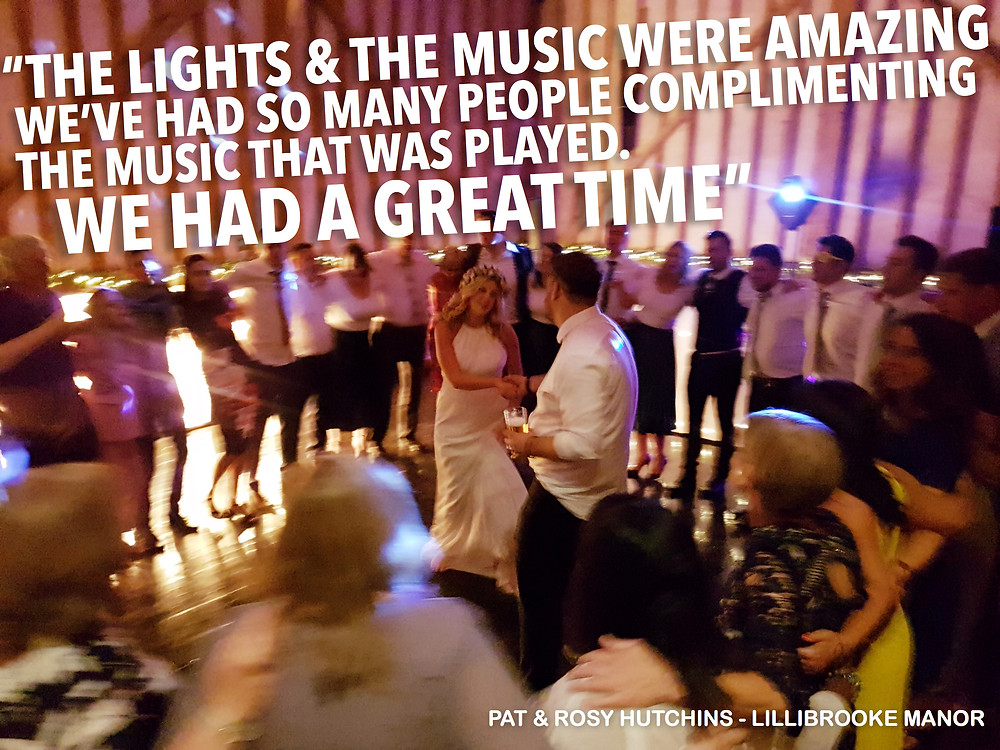 Lillibrooke Manor Wedding DJ