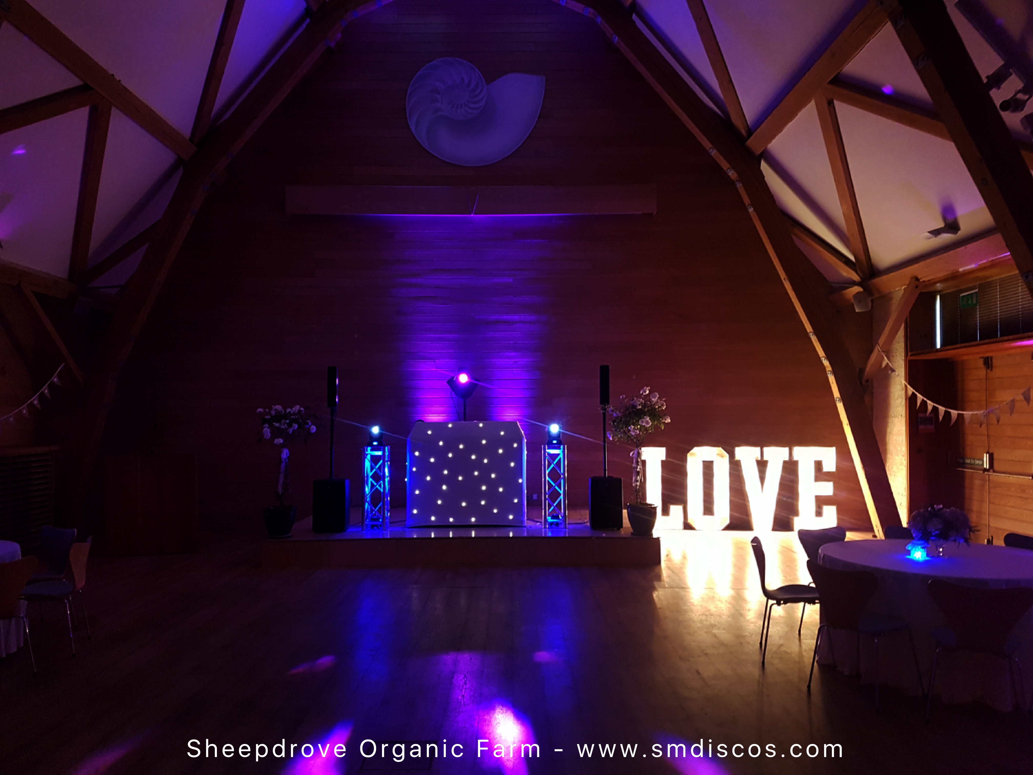 Sheepdrove Organic Farm wedding djs