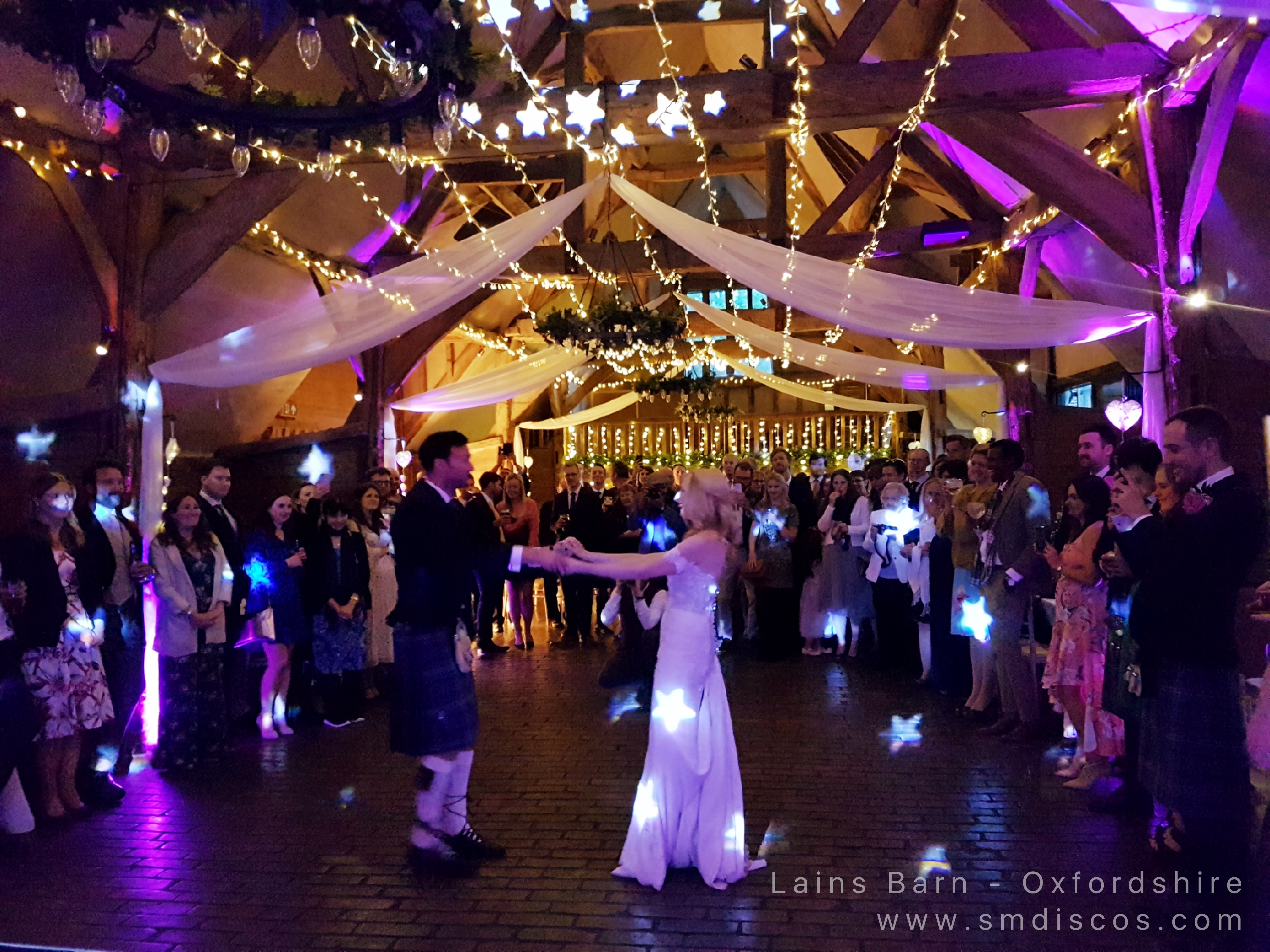 DJ Weddings at Lains Barn