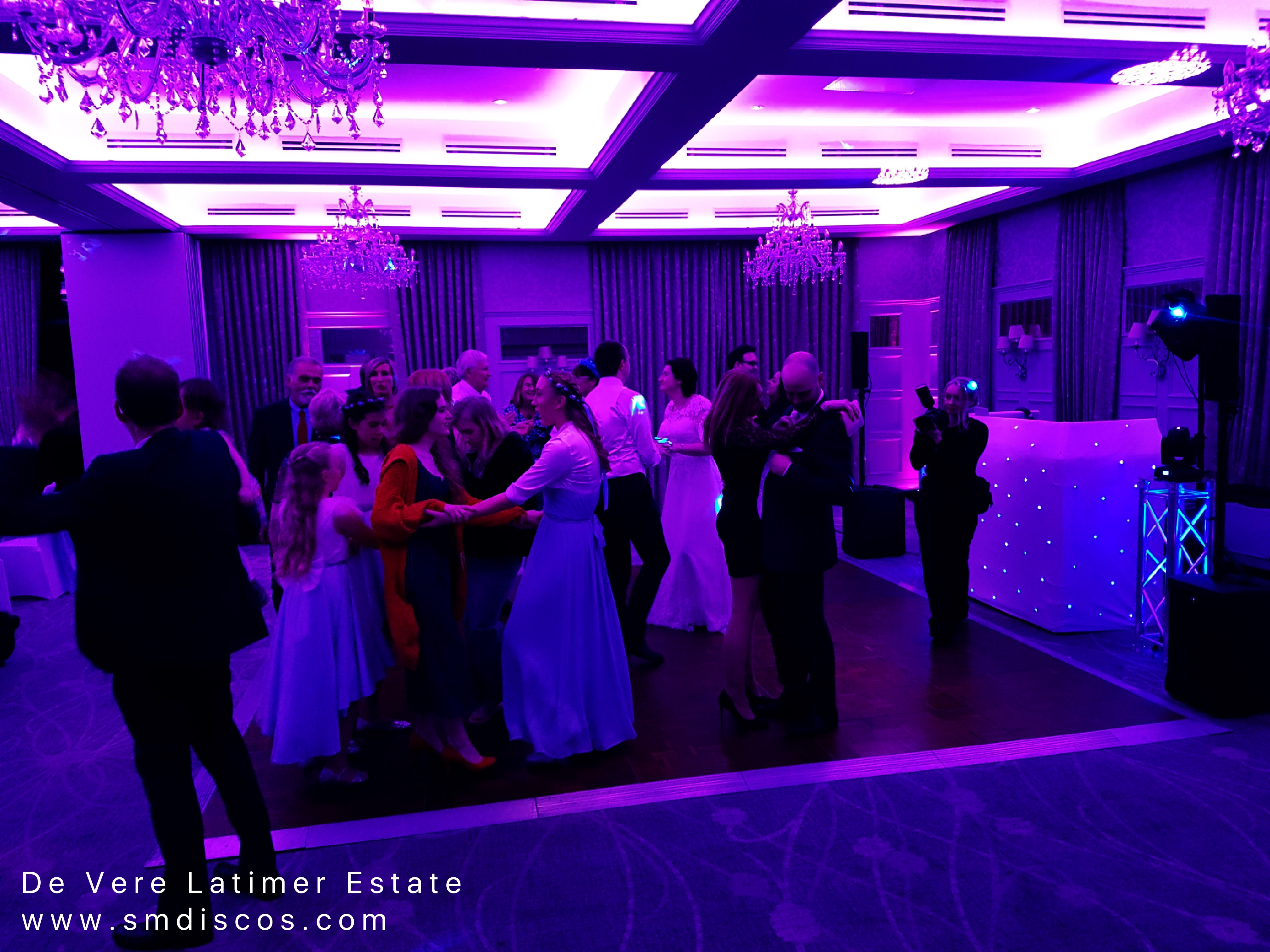 dancefloor at de vere latimer estate