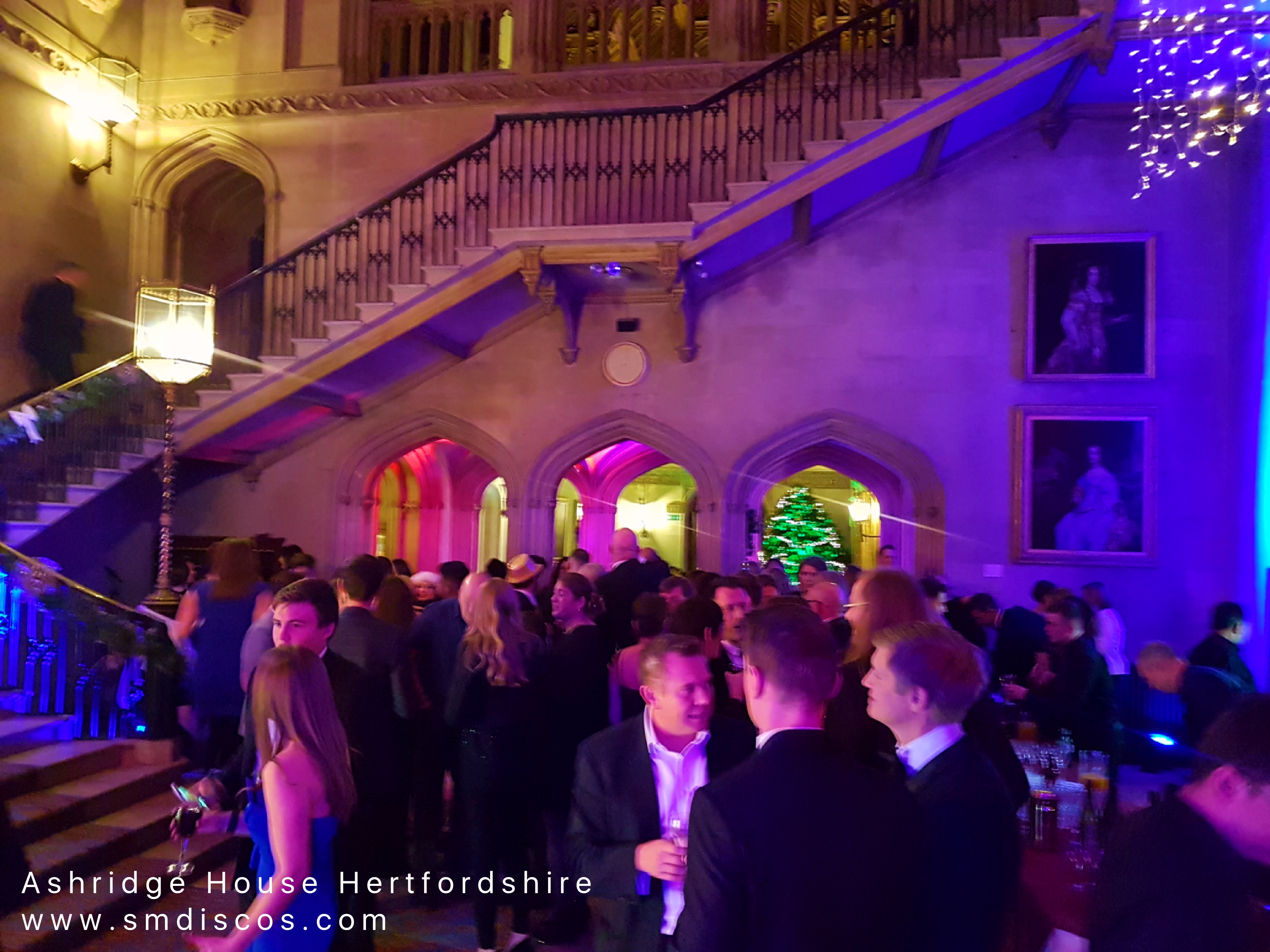 Ashridge House wedding lighting