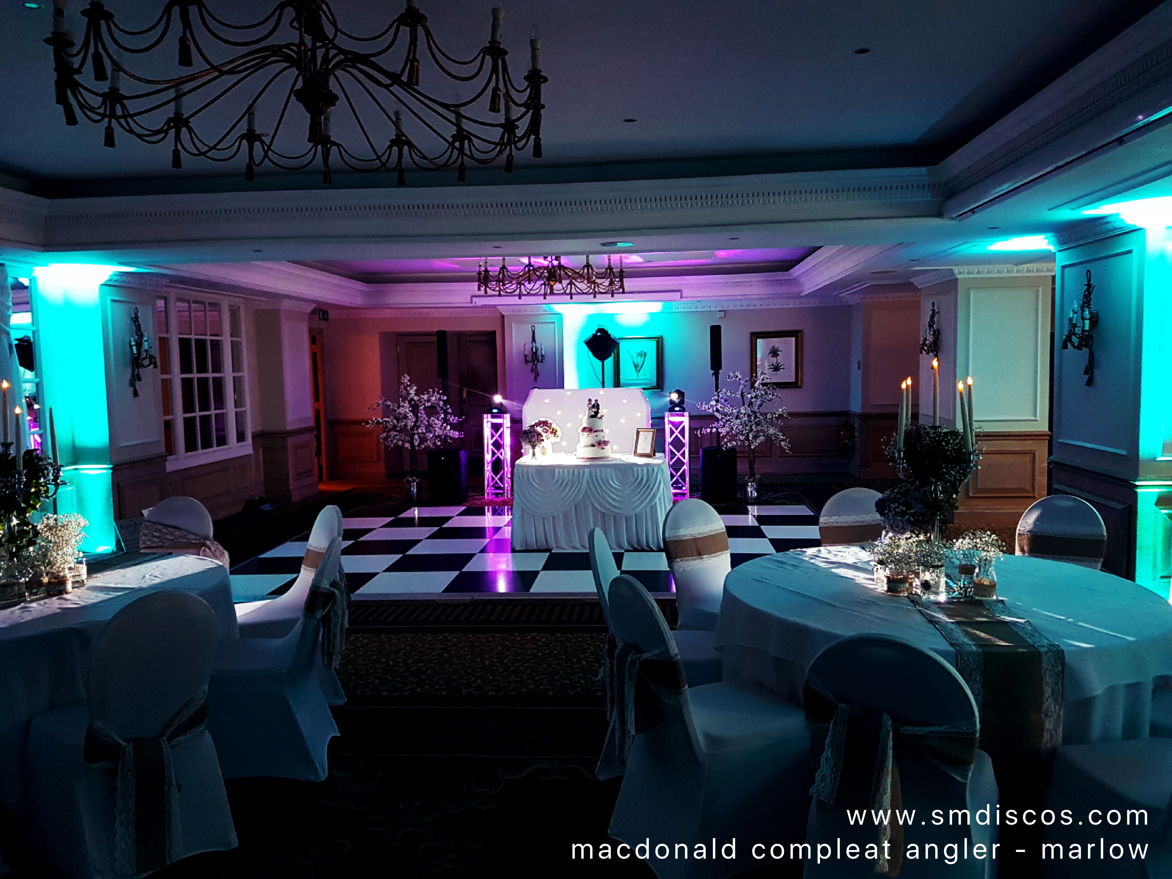 DJ set up at the Macdonald compleat angl