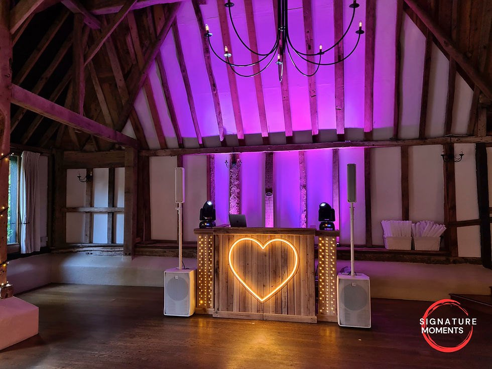 The Clock Barn Wedding Disco