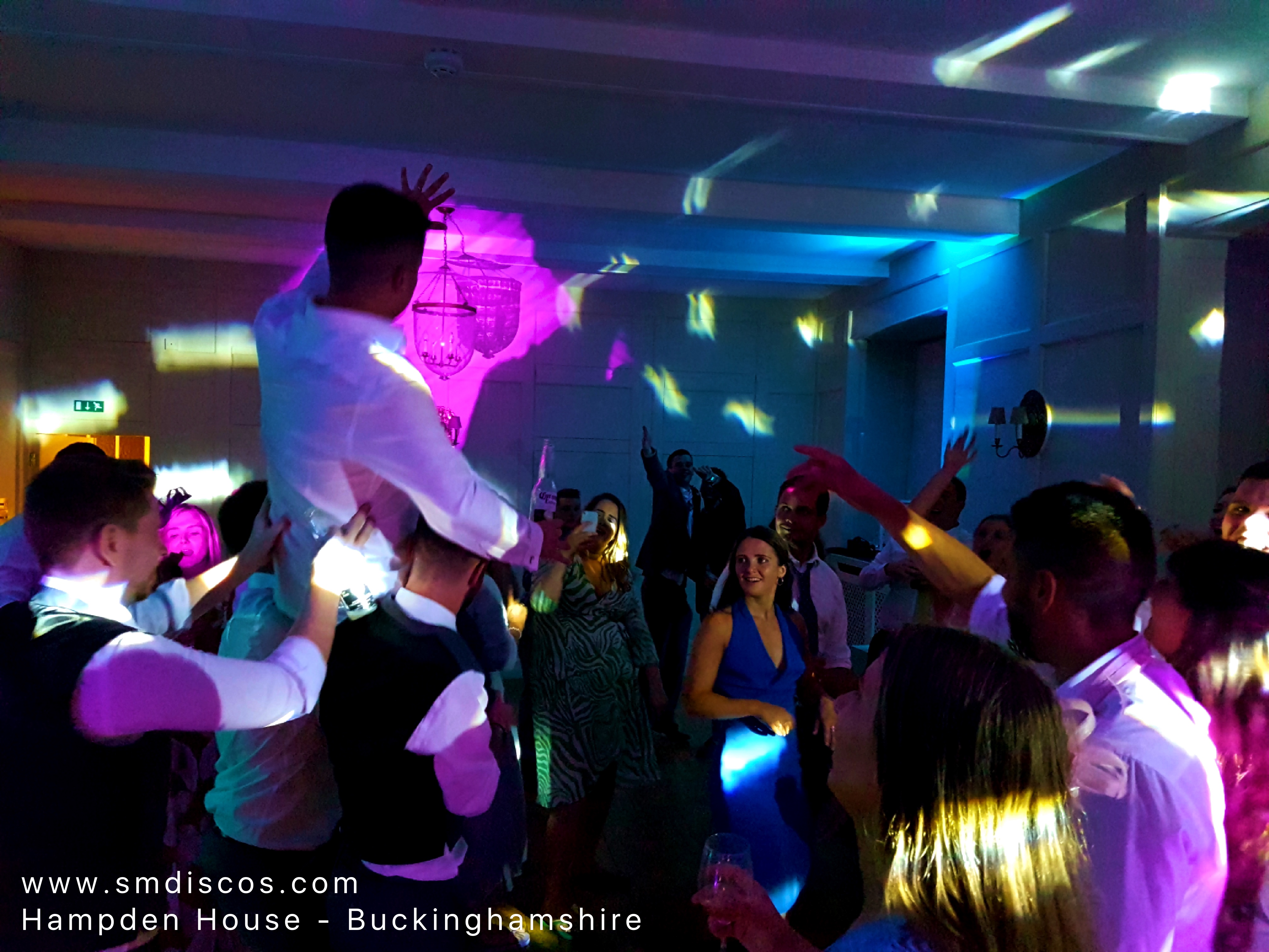 Crowd surfing grrom at Hampden House