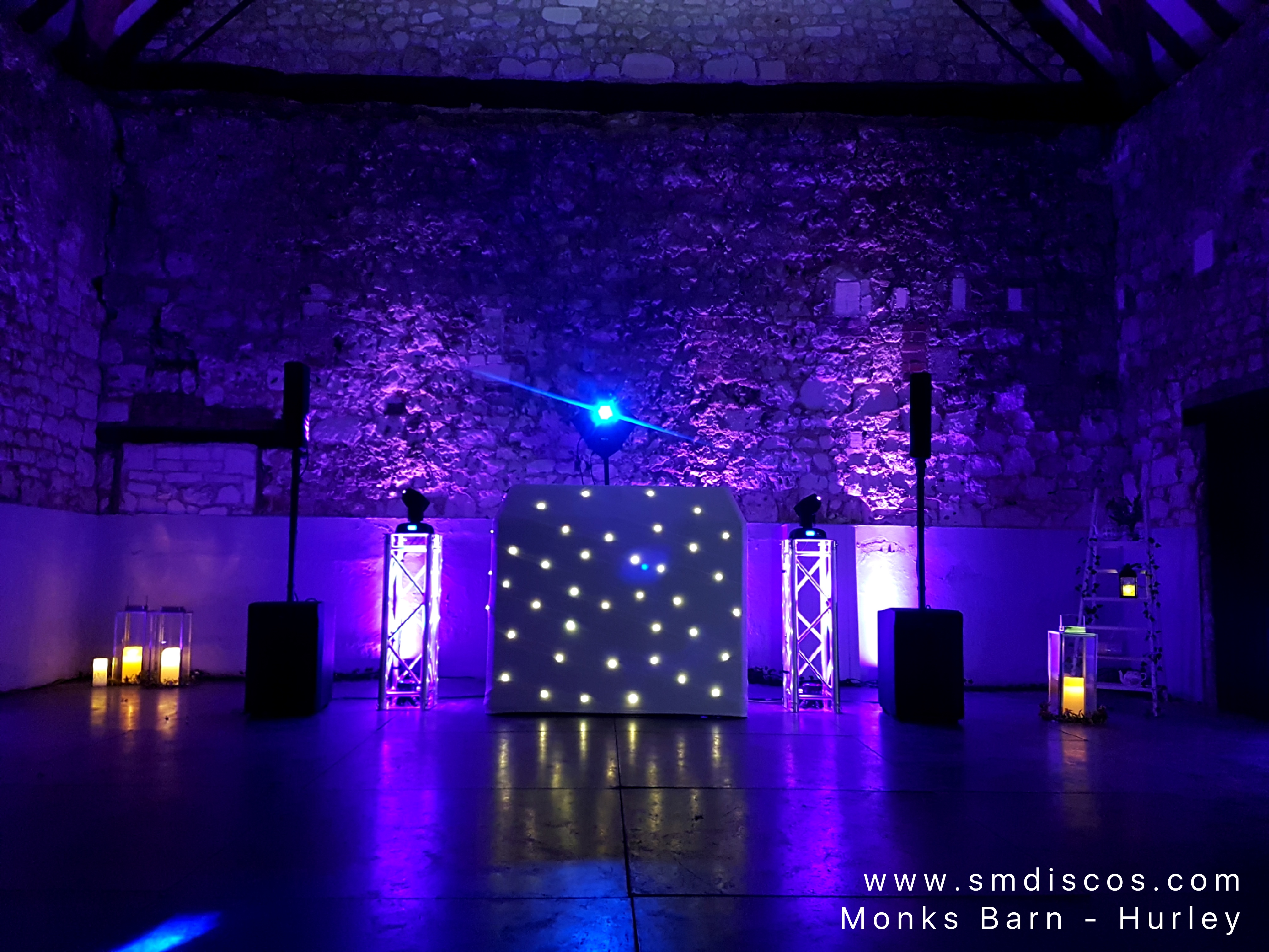 Hurley Wedding DJ Monks Barn
