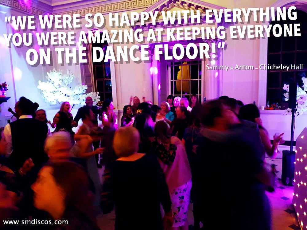 Chicheley Hall Wedding DJ