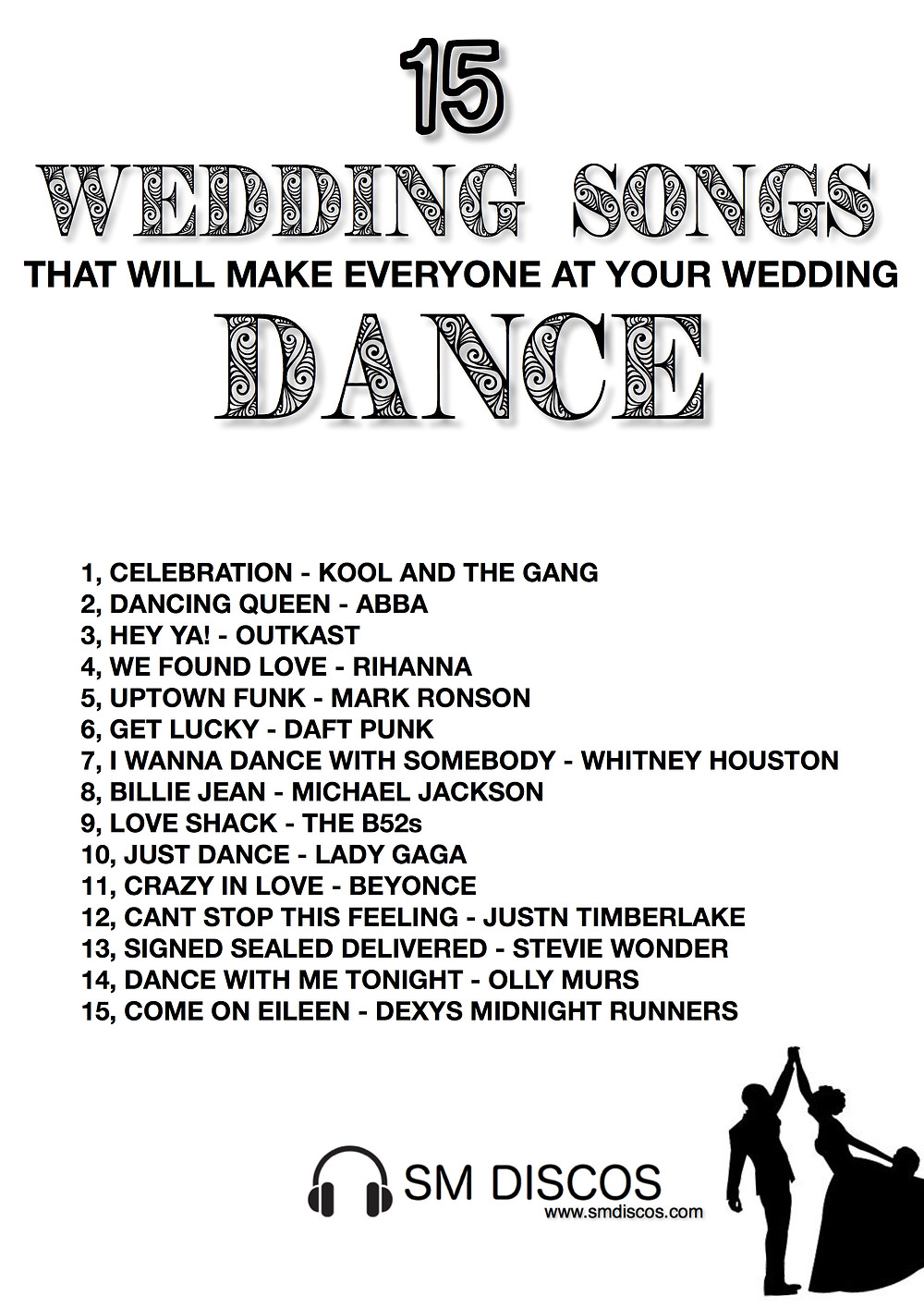 15 of the best wedding songs
