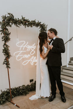 happily ever after neon sign hire 1