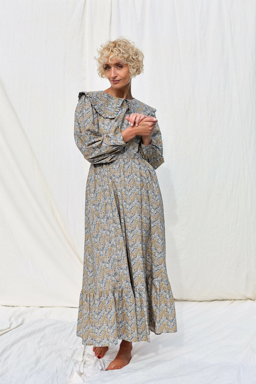 Miniatyrbild: Organic Tana Lawn cotton- Krage