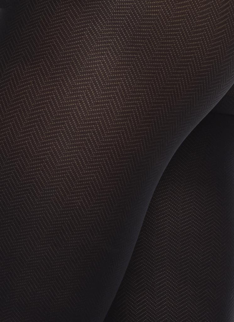 Miniatyrbild: Emma Leopard Strumpbyxa svart