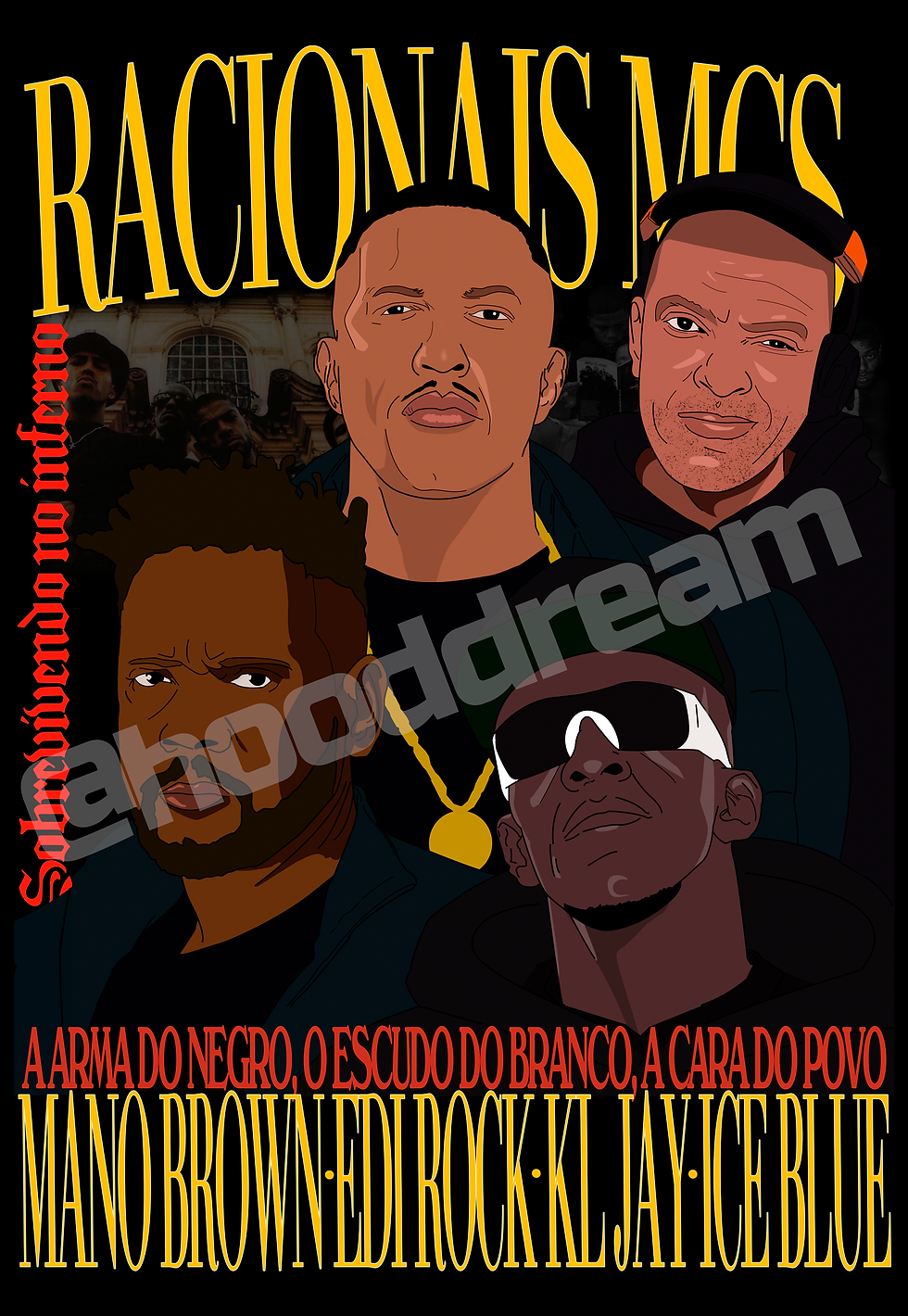 Miniatura: Camiseta Racionais MCs