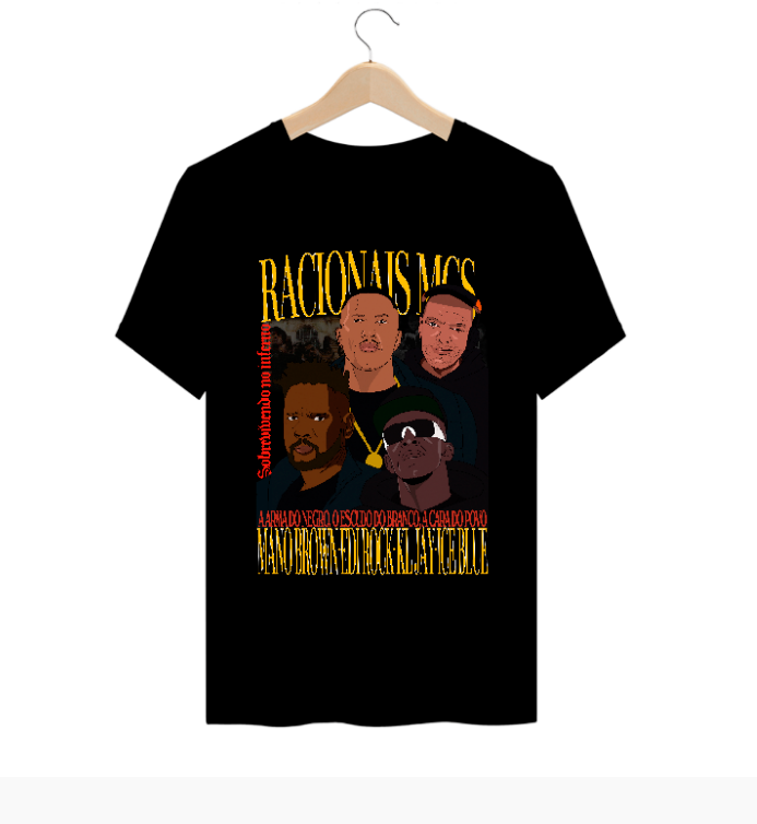 Camiseta Racionais MCs