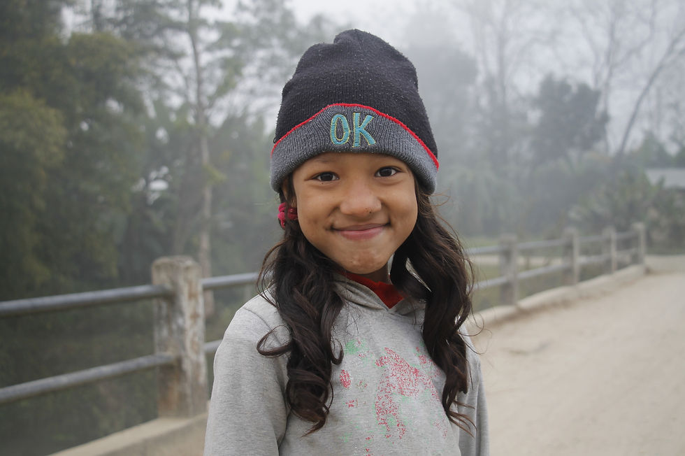 Beautiful smile in Gawai Village