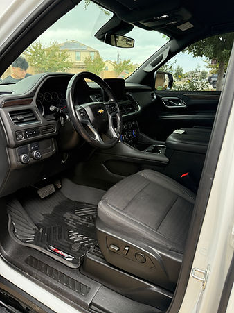 driver seat of a tahoe