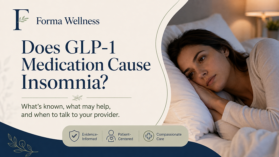 Does GLP-1 cause insomnia