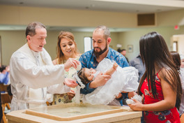 Professional baptism photo coverage. Chicagoland area. 