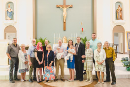 portrait from baptism in Elburn IL 