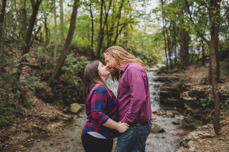 Jon J. Duerr Forest Preserve South Elgin IL-Lauren and James Engagement Session