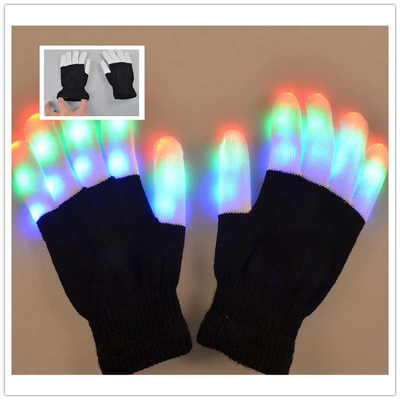 Minijatura: Led Glowing Gloves Rainbow Glowing Gloves