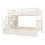 Thumbnail: Full Over Full Bunk Bed with Shelves and 6 Storage Drawers, White