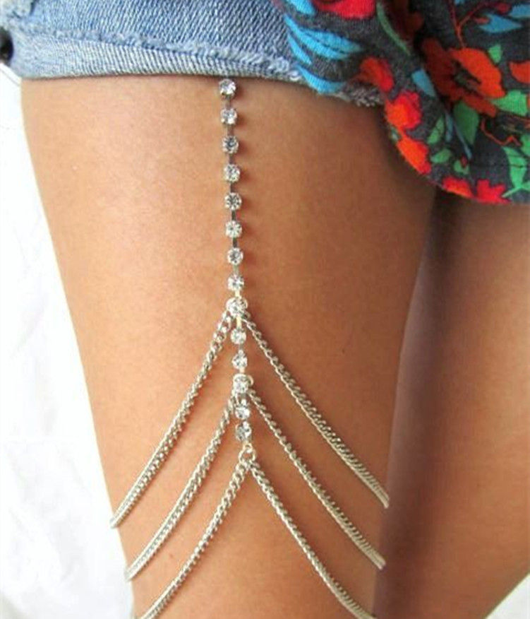 Thumbnail: Body chain full of multi-layered leg chains