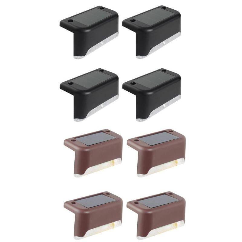 Miniatura: LED Solar Path Stair Lights Outdoor Garden Yard Fence Wall Landscape 