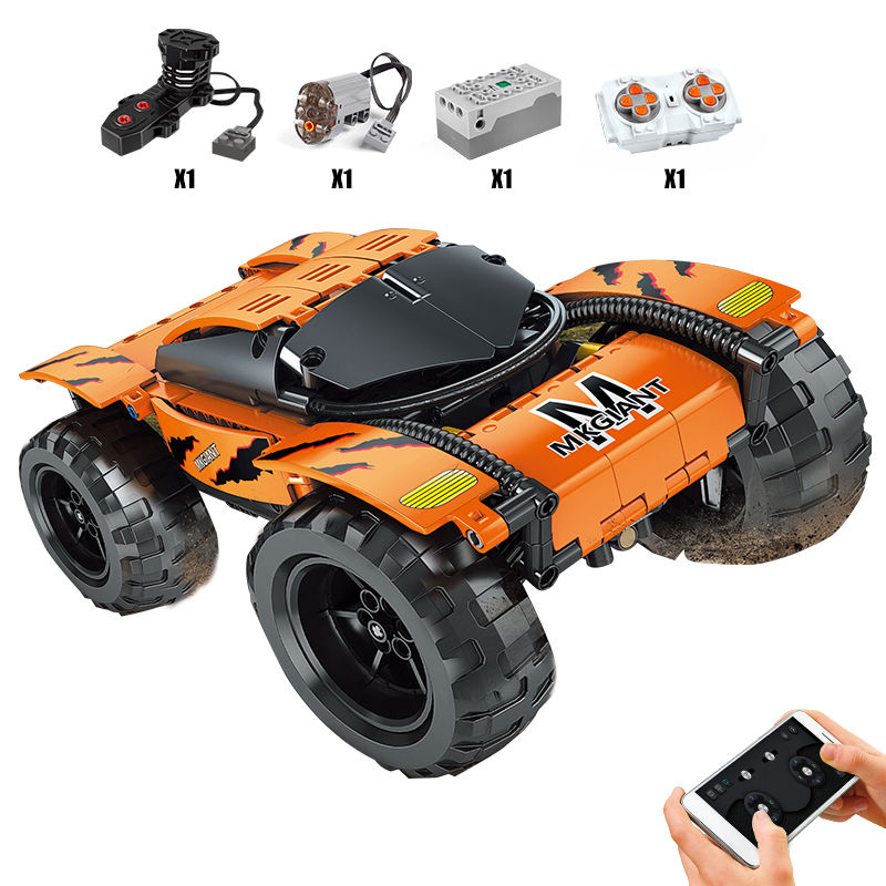 Thumbnail:  RC Car Toys For Boys Building Blocks Remote Control Off-Road Car 