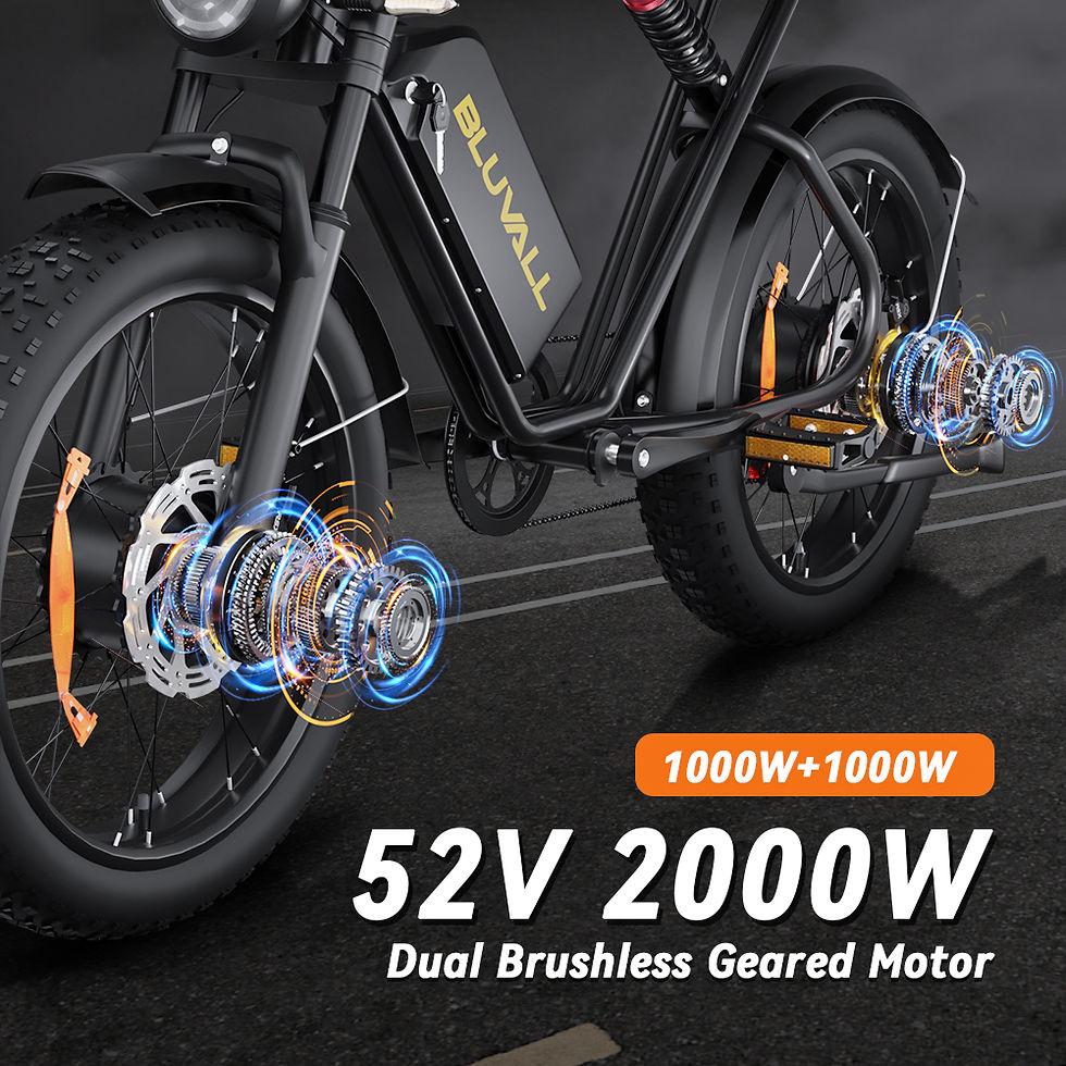 Thumbnail: 20 Inch 2000w E-bike Fat Bike Ebike K10 Fat Tyre E Bike Fatbike