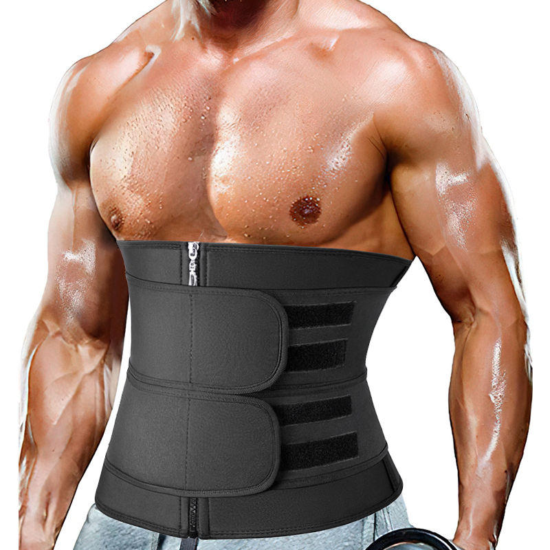 Thumbnail: Men Waist Trainer Back Support Slimming Lumbar Belt Military Tactical Belt Gym A