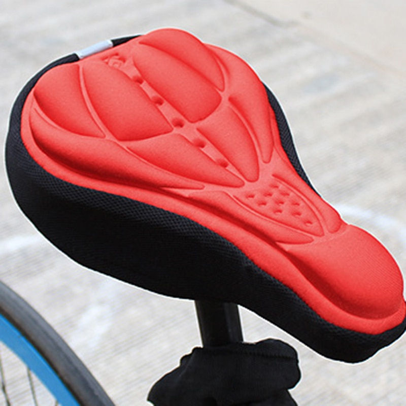 Thumbnail:  Saddle Seat Bike Accessories Ultra Soft Silicone 3D Gel Pad Cover Cushion MTB 