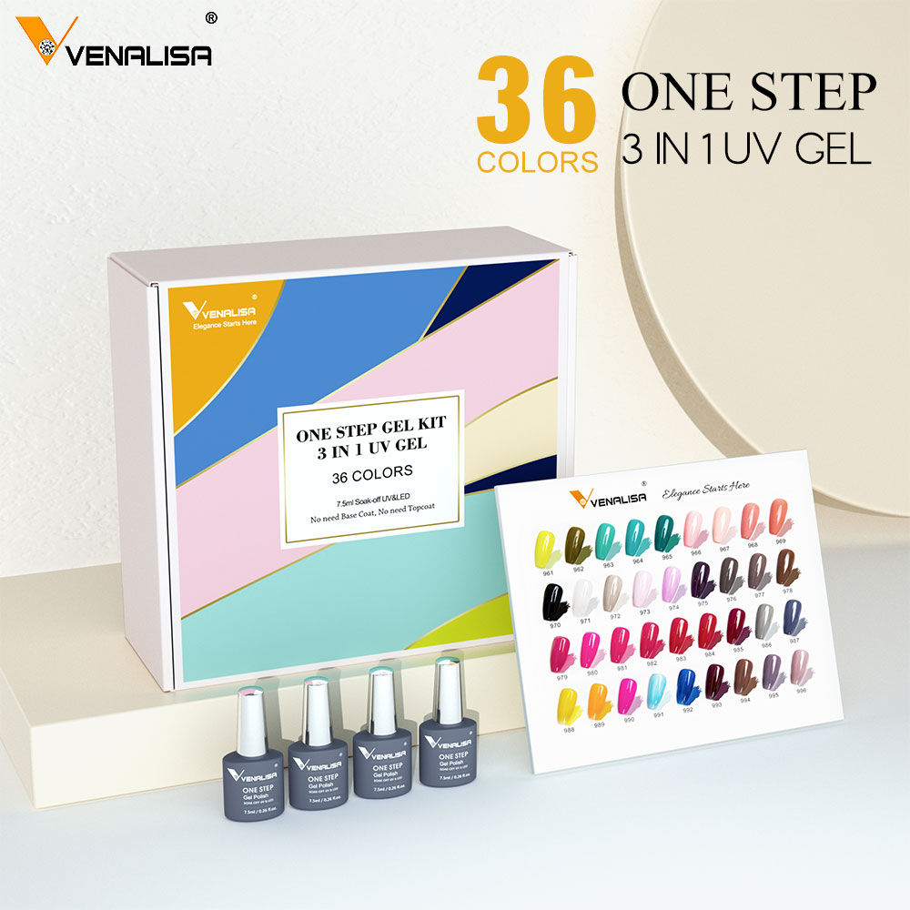 VENALISA Gel Nail Polish Kit Full Coverage Nail Gel Manicure