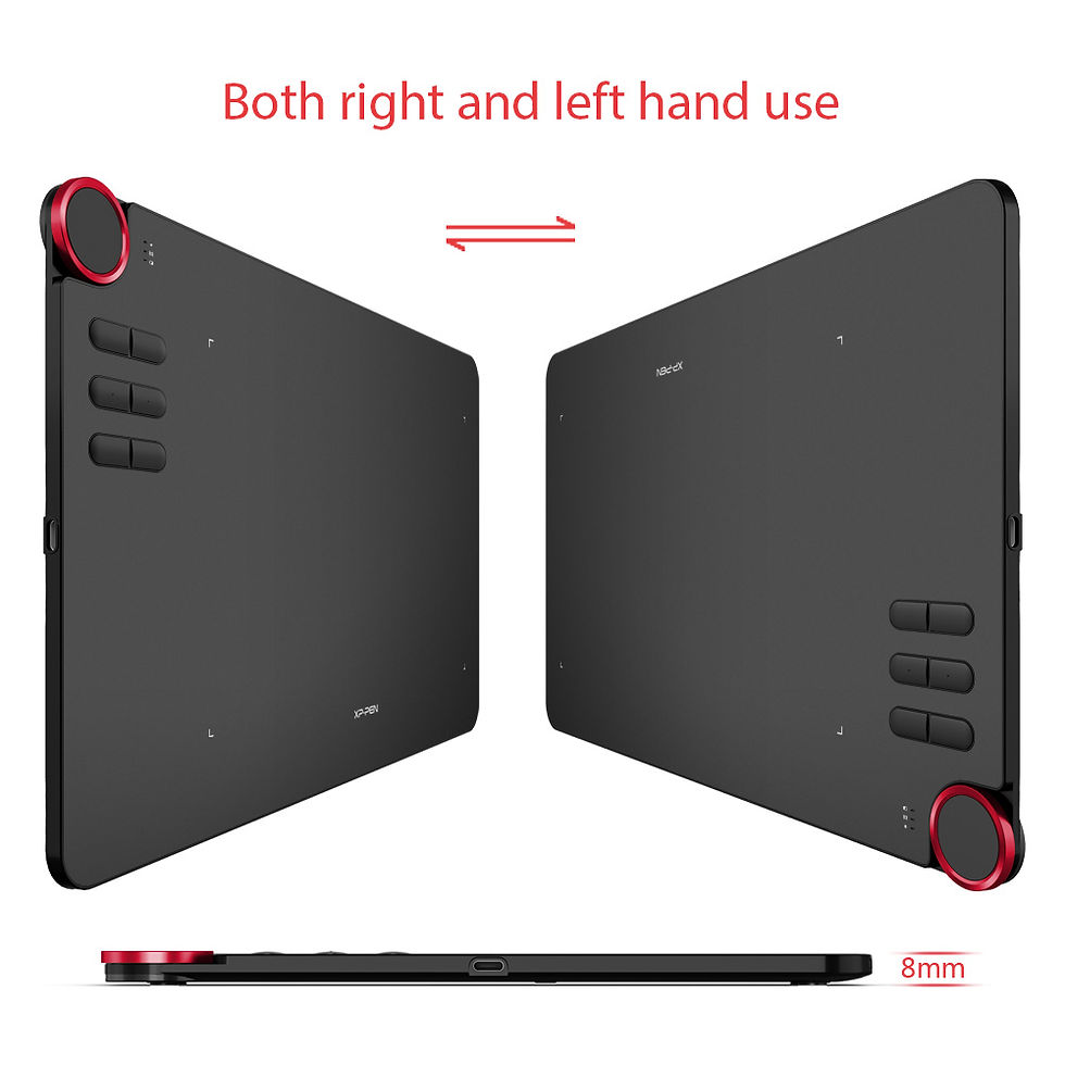 Thumbnail: XPPen Deco 03 Wireless Digital Graphics Drawing Tablet 