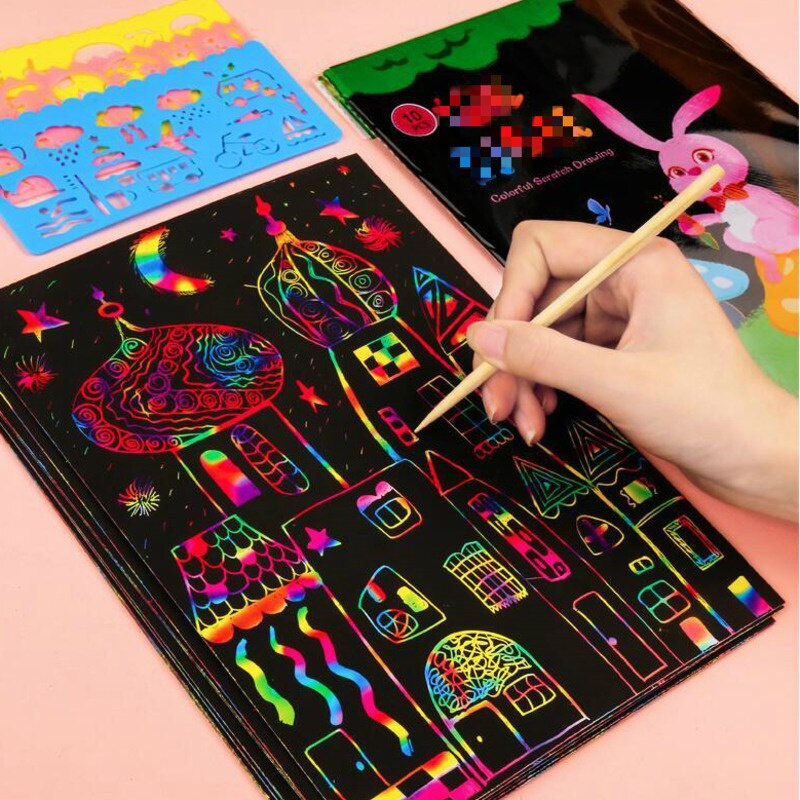 Thumbnail: Magic Rainbow Color Scratch Art Paper