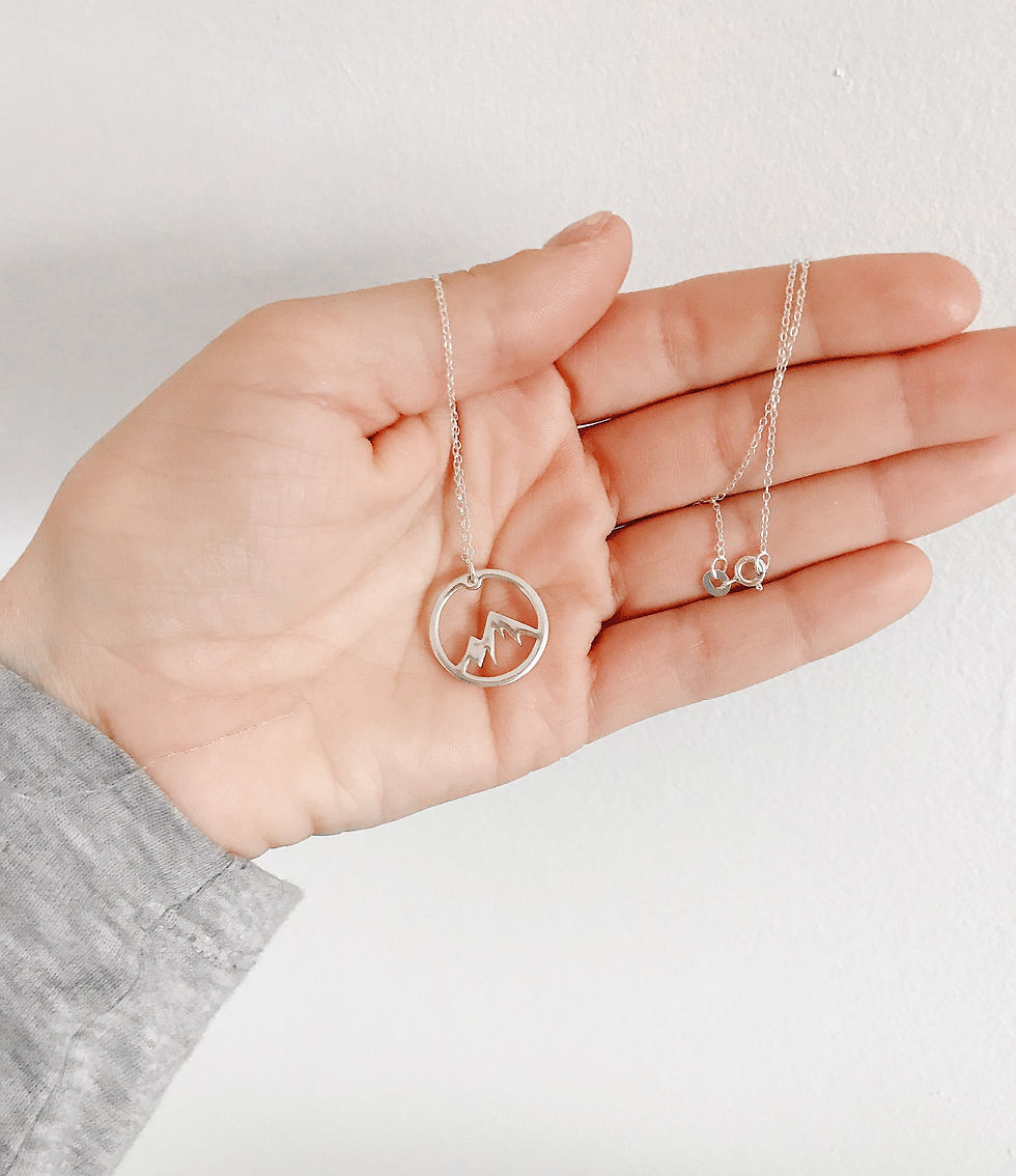 Thumbnail: Silver Mountain Necklace