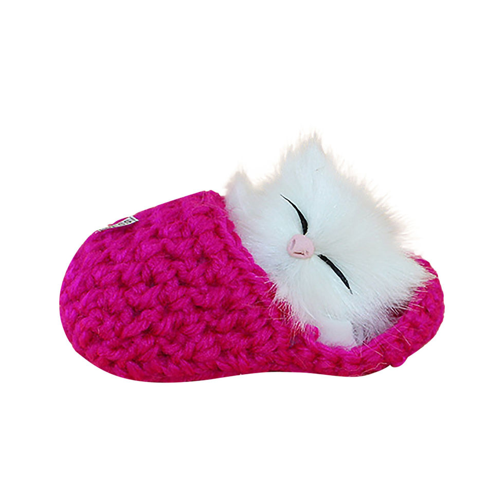 Miniature : Mini Lovely Simulation Sounding Shoe Kittens Cats 