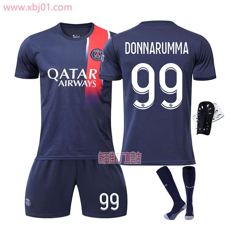 Thumbnail: New Season Paris Saint-Germain Football Uniform 30 Messi 10 Neymar No. 7 Mbappe
