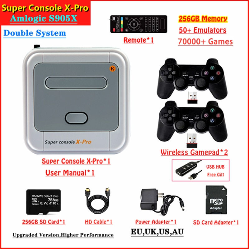 Thumbnail: HEYNOW Amlogic S905X WiFi 4K HD Super Console X Pro 
