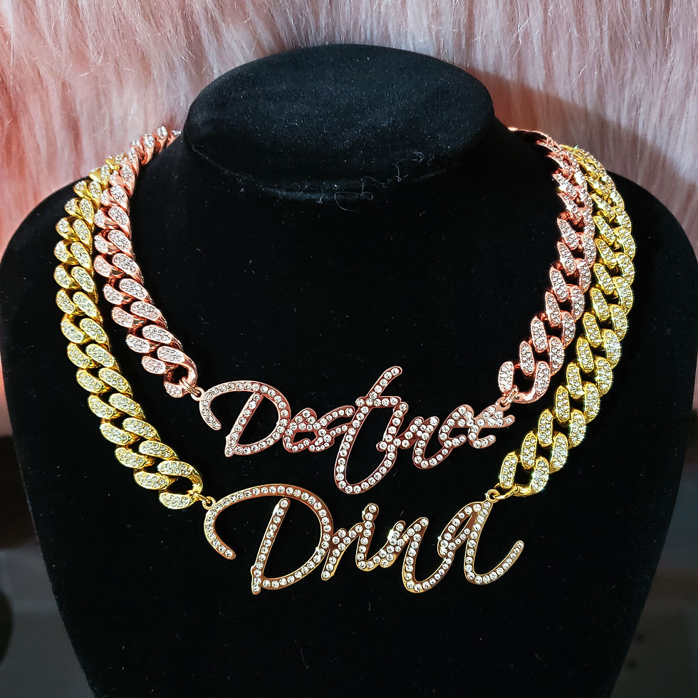 Thumbnail: Crystal Necklace PersonalizedChoker