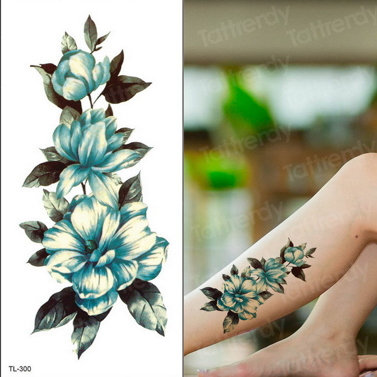 Miniatura: Red color Rose Tatoo blossom flower brand 