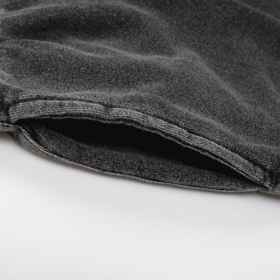 Thumbnail: Streetwear Unisex Raw Edge Vintage Stone Wash Shorts