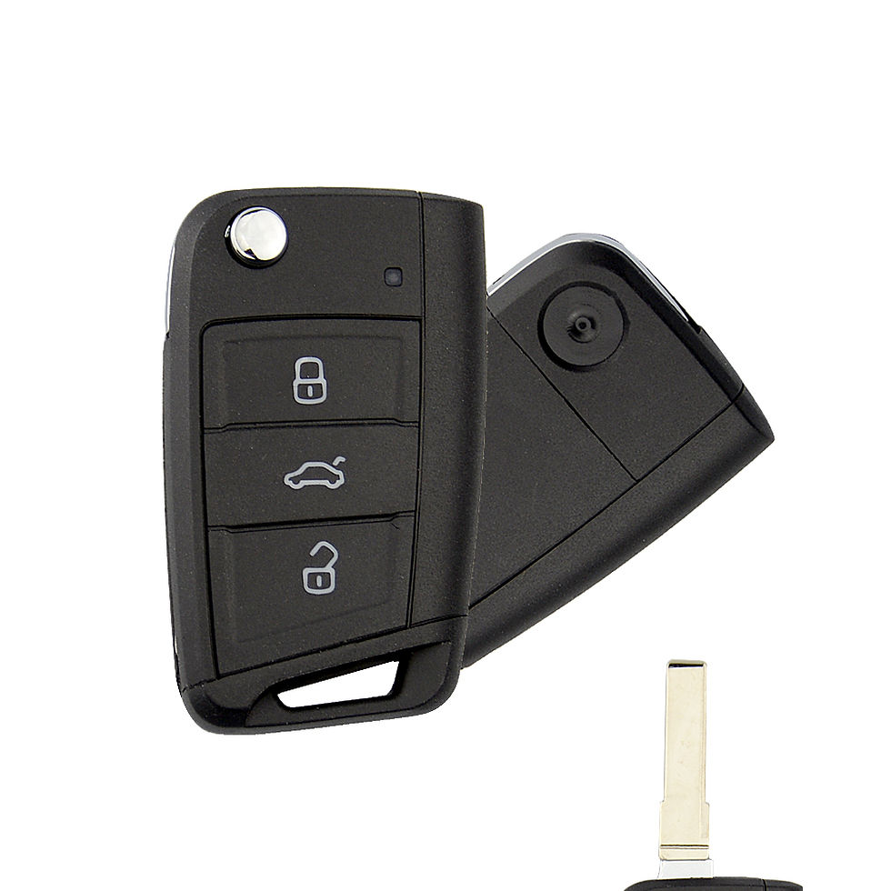 Miniatura: Okeytech Remote Car Key Shell Fob For VW Skoda Octavia A7 VW Golf 7 MK7 Seat Leo