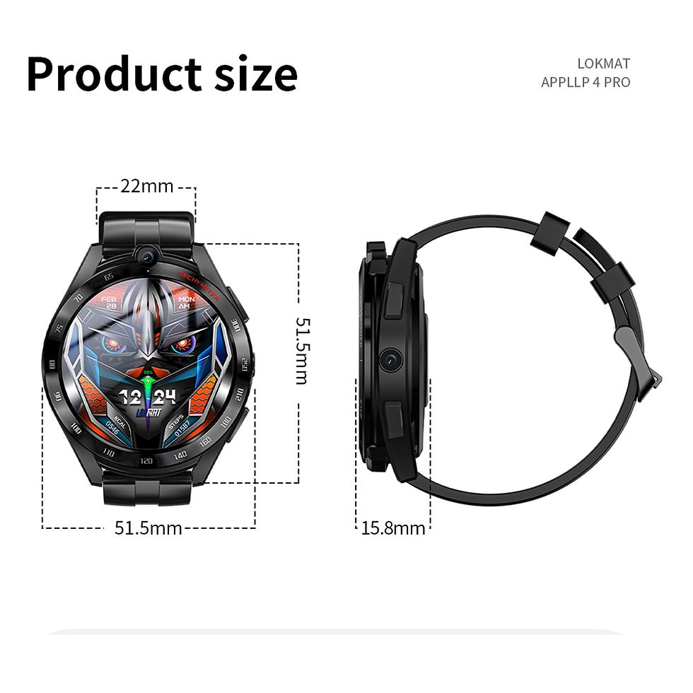 Thumbnail: LOKMAT APPLLP 4 PRO Android Smart Watch Phone Wifi GPS Men Watch 