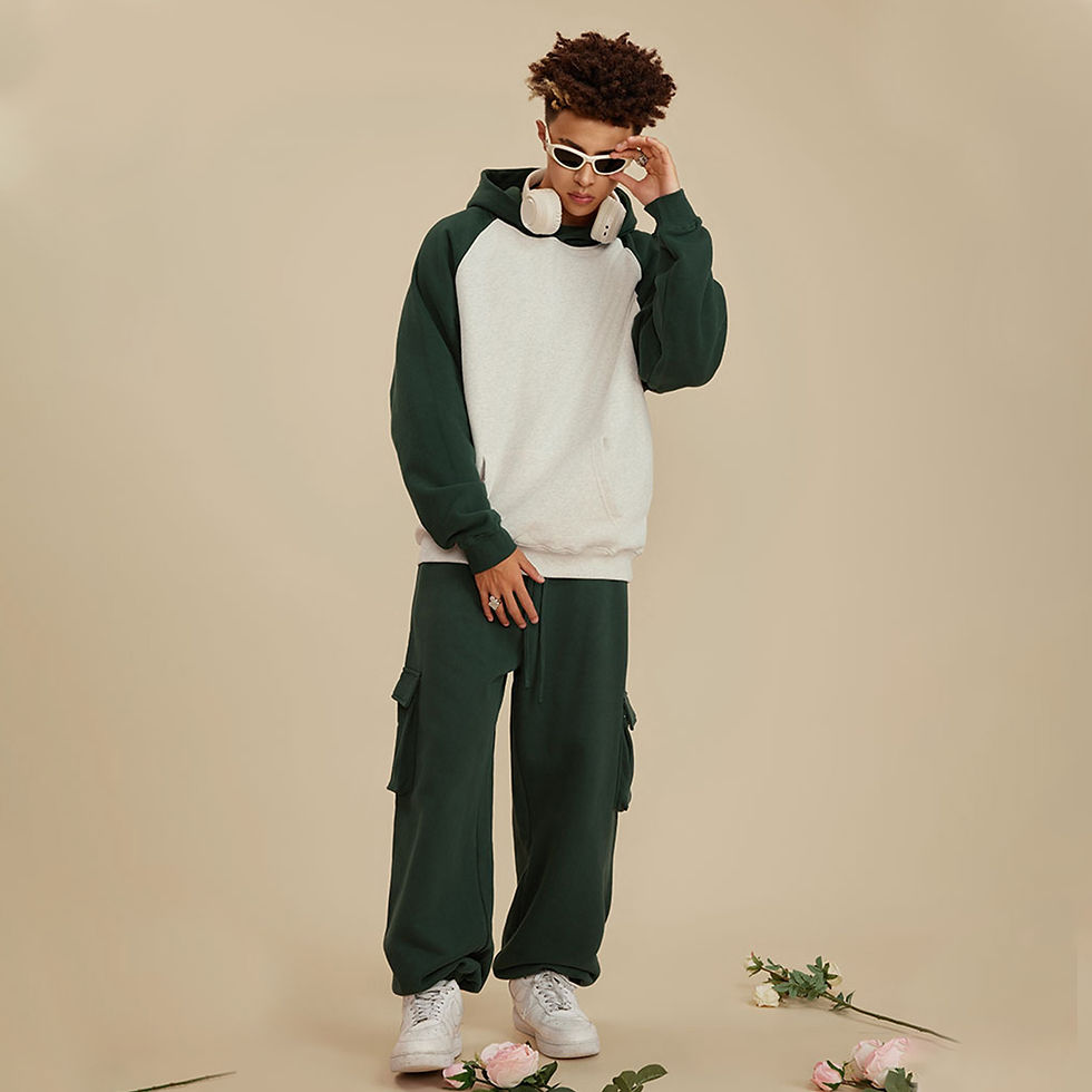 Thumbnail: Oistar's_ Two Tone Raglan Hoodie