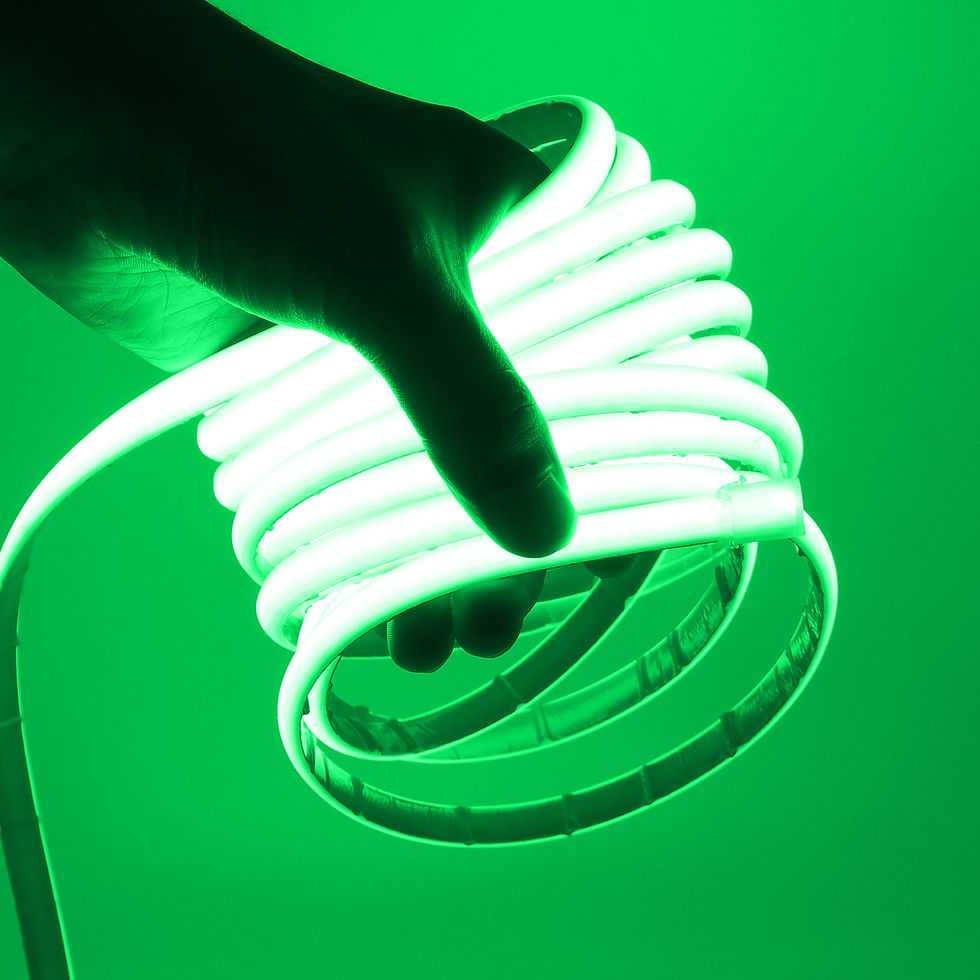 Thumbnail: Solar COB Neon Strips 24V Dimmable LED Lights IP68 Waterproof Outdoor 320LDs/M L