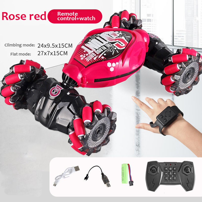 Thumbnail: RC Car with LED Light Remote Control Car Watch Hand Gestures 360° 