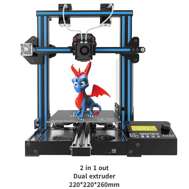 Thumbnail: Professional 3d printer Geeetech A30T A20M A10M A10T Mix-color, GT2560 4.1