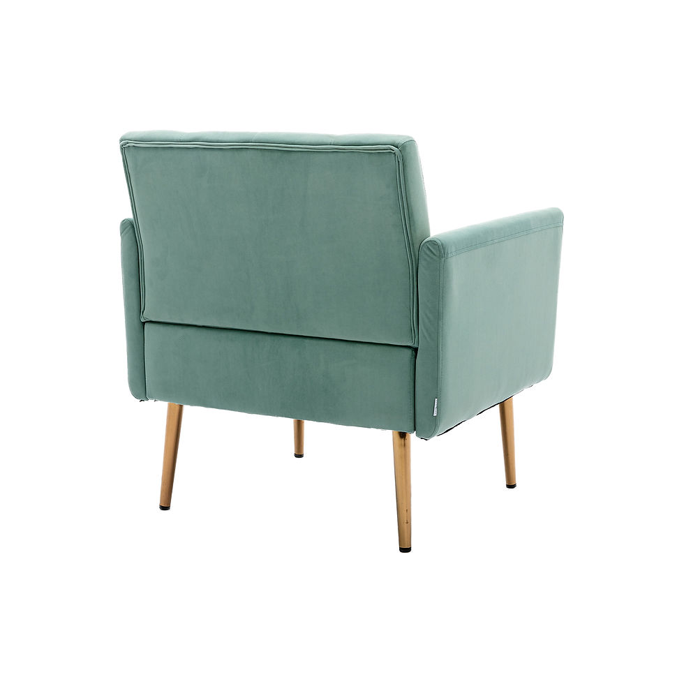 Thumbnail: Multiple Colors Accent Chair Leisure Single Sofa with Rose Golden Feet[US-Stock]